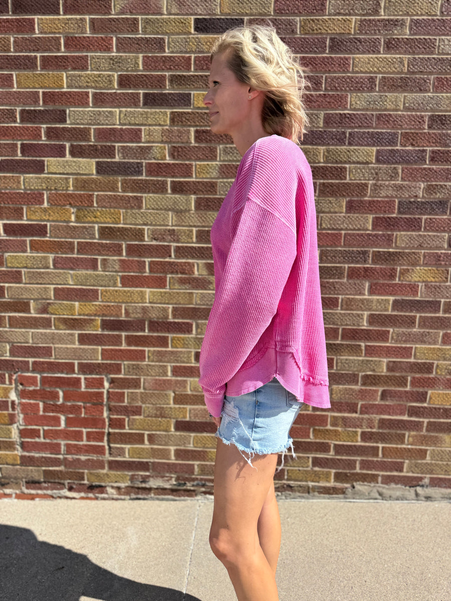 Luxe Corded Crew w/Rounded Bottom