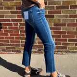 Delicate Slim Straight Vervet Jeans