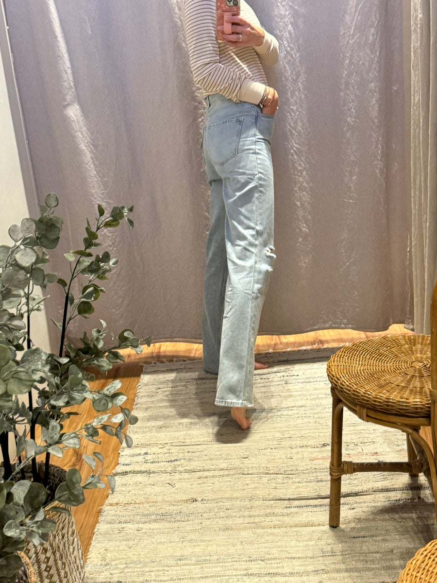 Vintage Super High Rise Flare Vervet Jeans