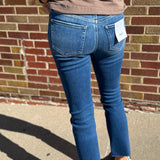 Delicate Slim Straight Vervet Jeans