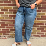 Judy Blue Plus Petite Marlow Arc Barrel Jean