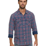 Mens Marbury Double Layer Western Shirt