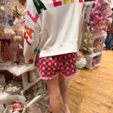 Multi Color Checkerd Boxer Shorts