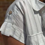 Stripe Collared Button Down Shirt