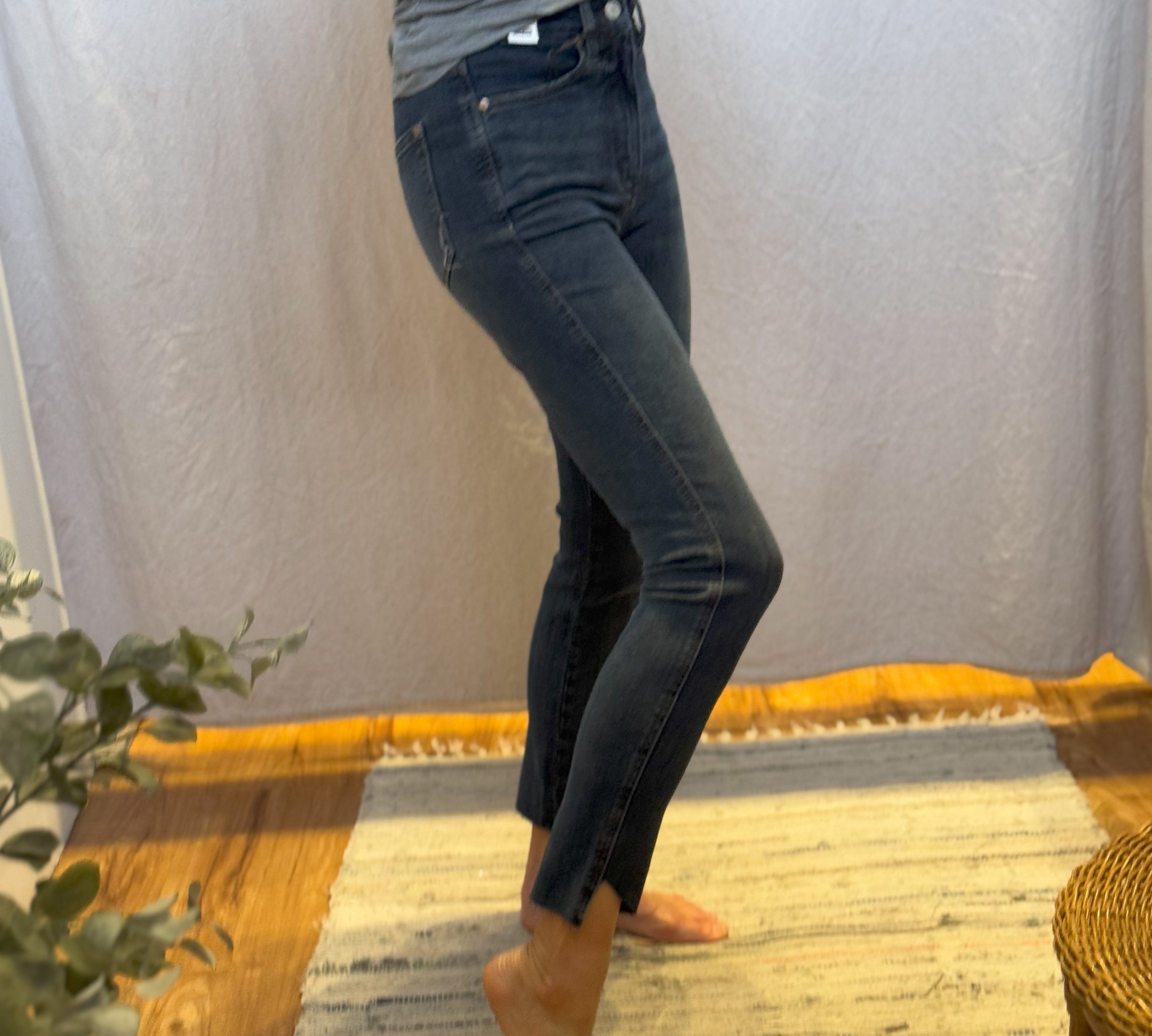 Tummy Control Step Hem Skinny Judy Blues