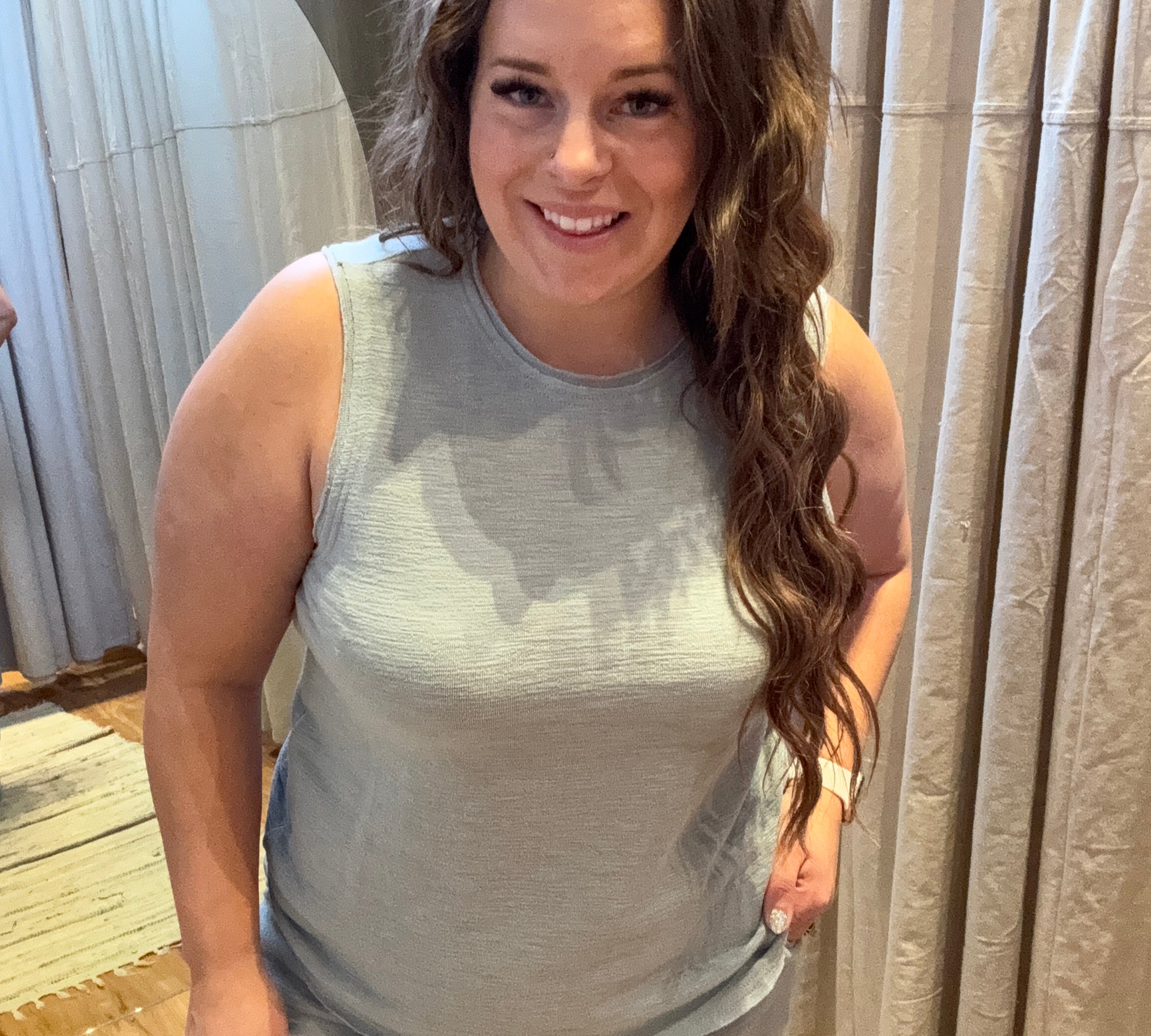 Round Neck Soft Knit Tank