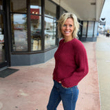 Raglan Sleeve Knit Cardigan