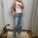 Reggie Wide Leg Vervet Jeans