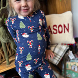 Toddler Peppermint Pine Pajama Set