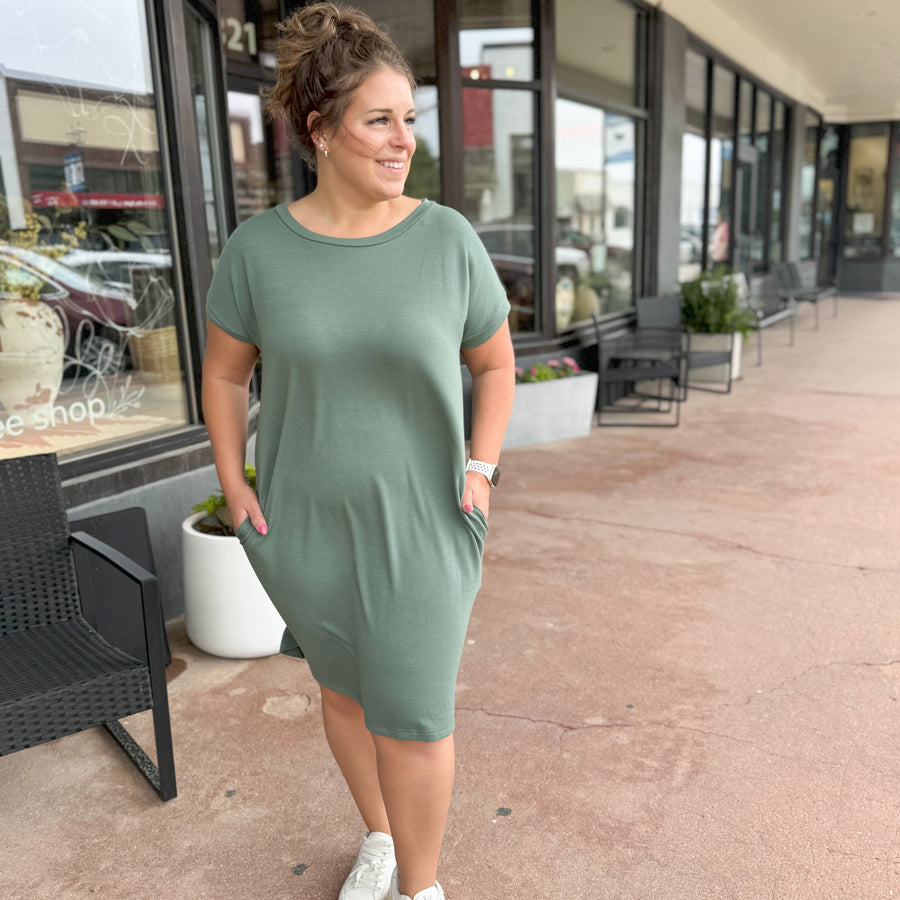 Terry T-shirt Dress