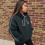 French Terry Fleece Piping Hoodie