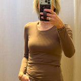 Round Neck Long Sleeve Basic Top