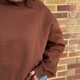 Mock Neck Sweatshirt