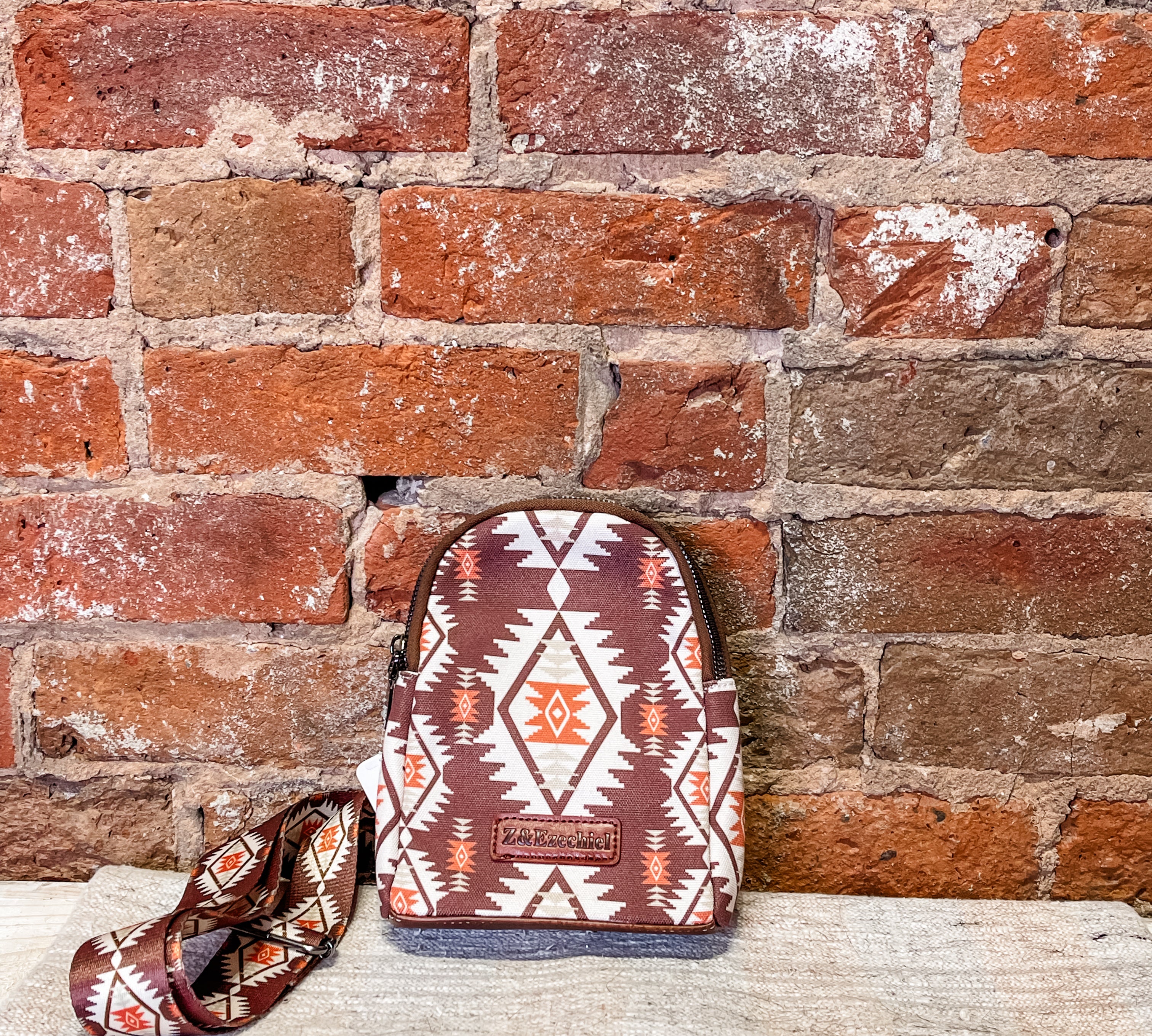 Laney Aztec Patterned Sling Bag