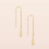 Teardrop Threader Earring