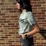 Splatter Puff Print Wolves Tee