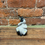 Resin Black & White Rabbit