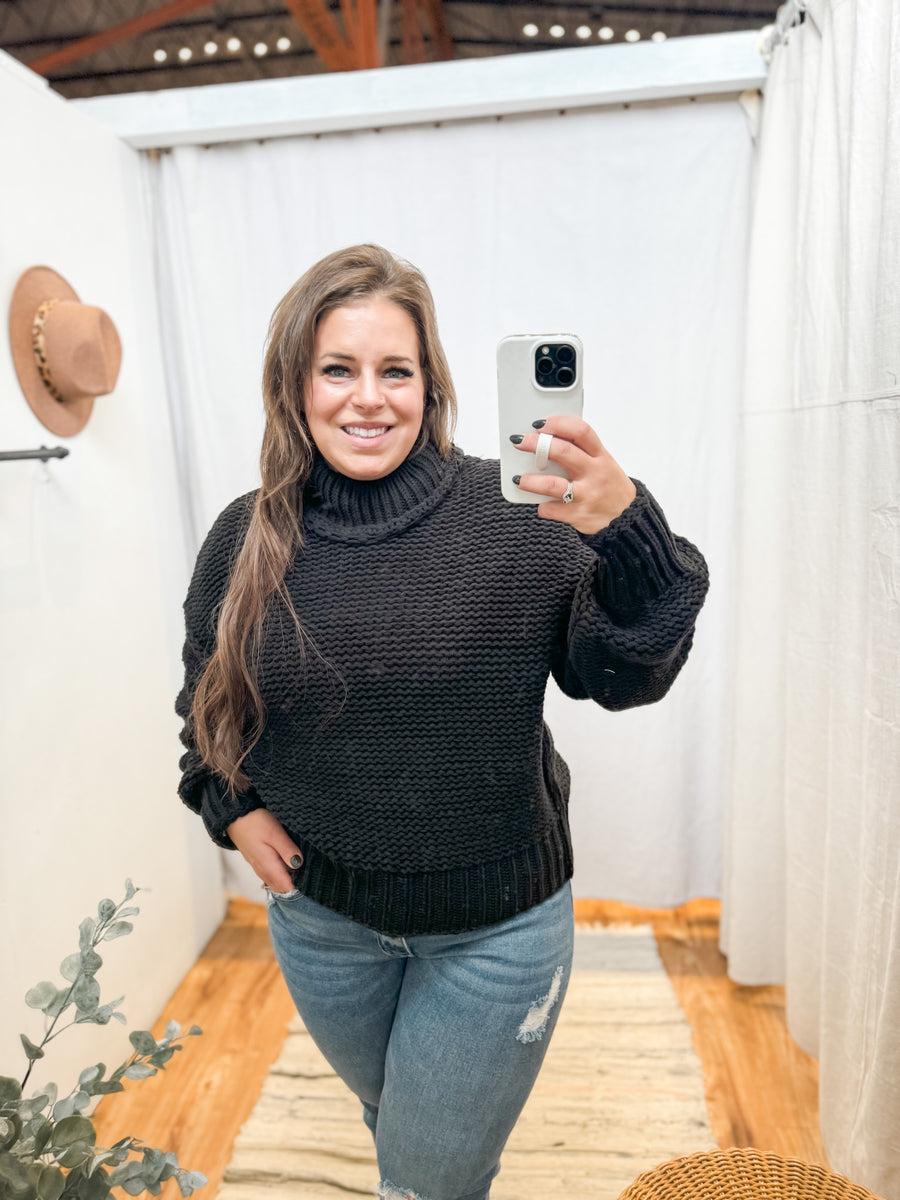 Long Sleeve Turtle Neck Sweater