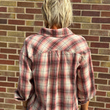 Button Down Plaid Flannel Shirt
