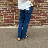 Auburn High Rise Slim Wide Vervet Jeans