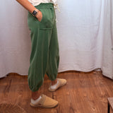 Wide Leg Cotton Jogger Sweatpants