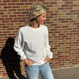 Pastel Luxe Corded Crew