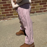 Kids Acid Washed Barrel Denim Pants