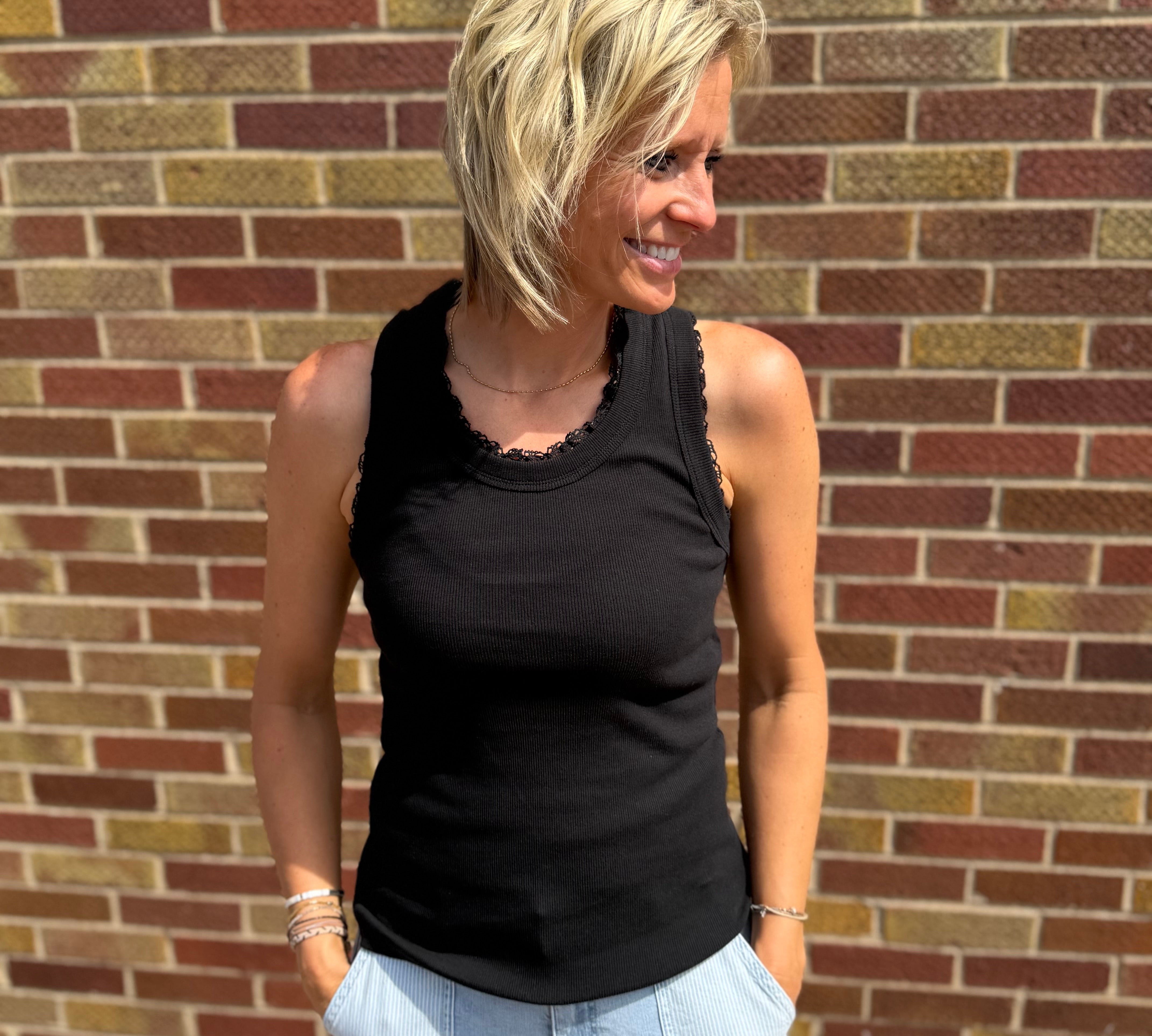 Ribbed Knit Tank Top