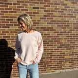 Pastel Luxe Corded Crew