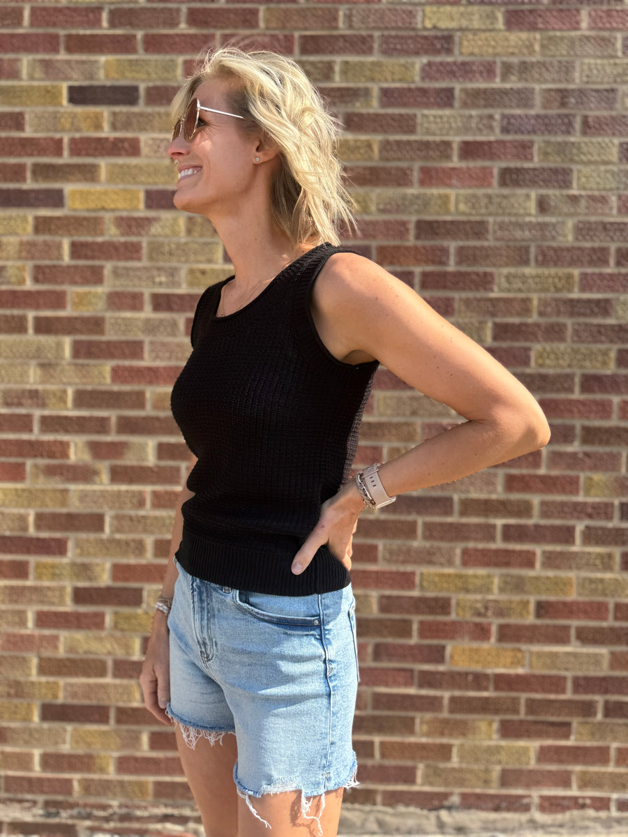 Basic Sweater Knit Tank Top