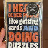 Doing Puzzles Puzzle Card