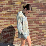Camo Knit Top