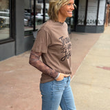 Keigan Checkered Mesh Top