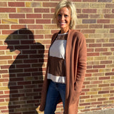 Open Knit Sweater Cardigan