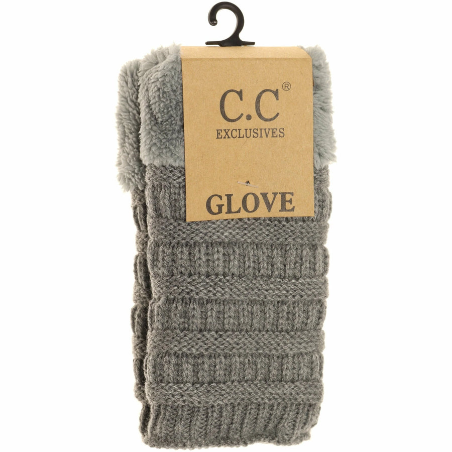 CC Fingerless Sherpa Gloves