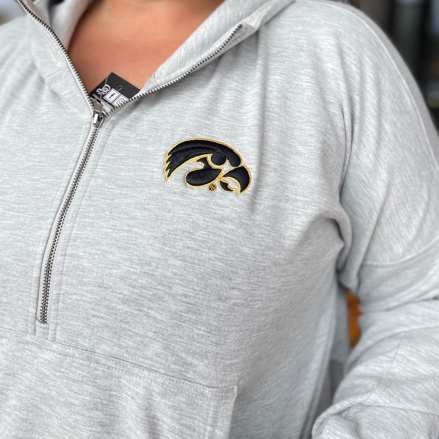 Iowa Avenue Women's Half Zip Hoodie