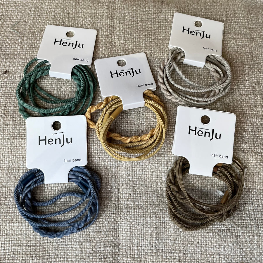 Braided Elastic Hair Tie Set