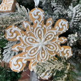Shimmery Gingerbread Orn 4.25"