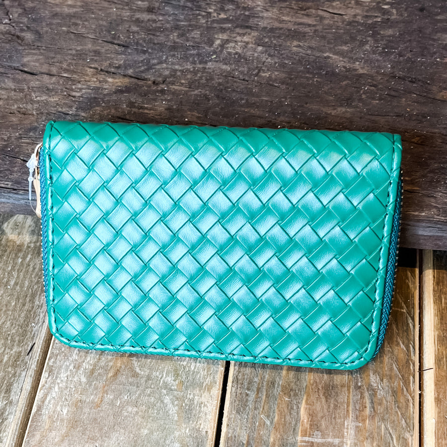 Mini Basket Weave Wallet