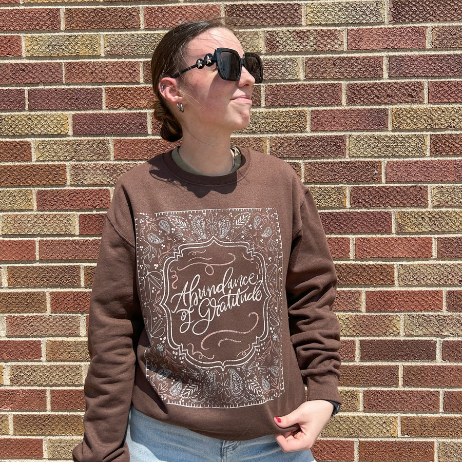 Abundance of Gratitude Graphic Sweatshirt
