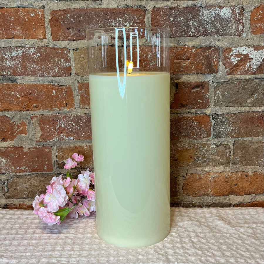 Simply Ivory Radiance Poured Candle 6X15.25"