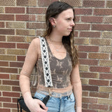 Floral Sheer Lace Layering Top