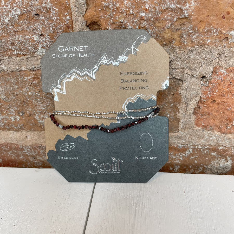 Delicate Stone Wrap Bracelet