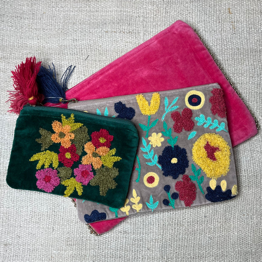 Blossom Zipper Pouch Set