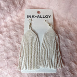 Michele Beaded Fringe Earrings