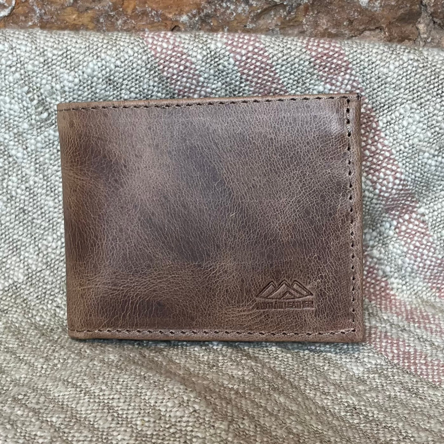 Leather Wallet w/Coin Pocket