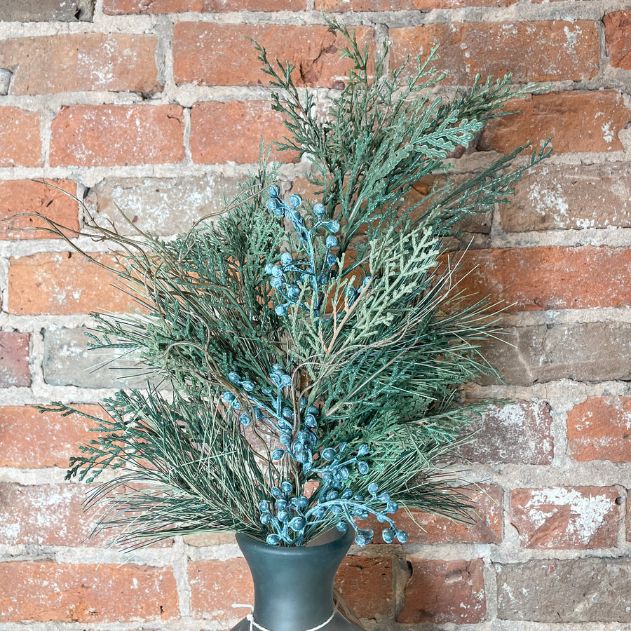 Mixed Pine Juniper Spray 28”