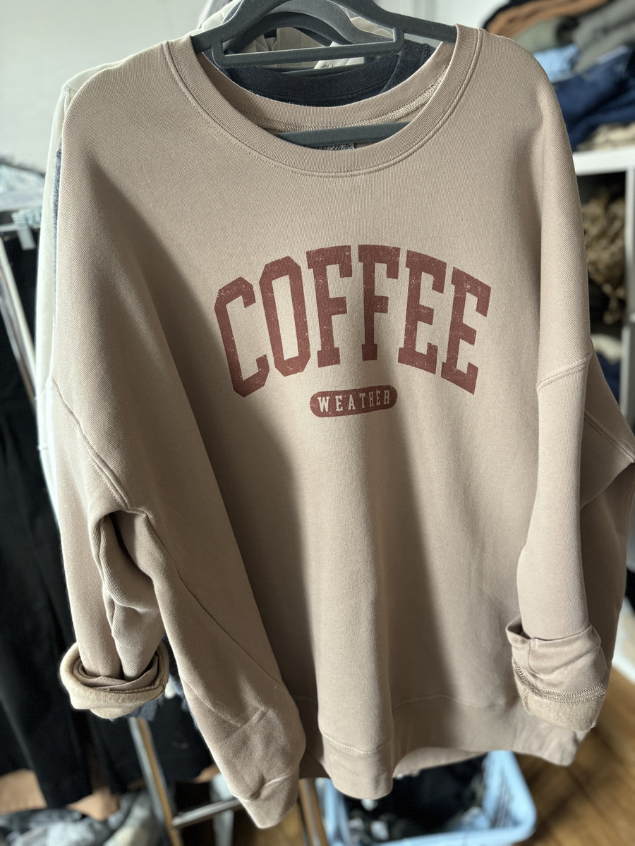 Plus Coffee Weather Sweatshirt