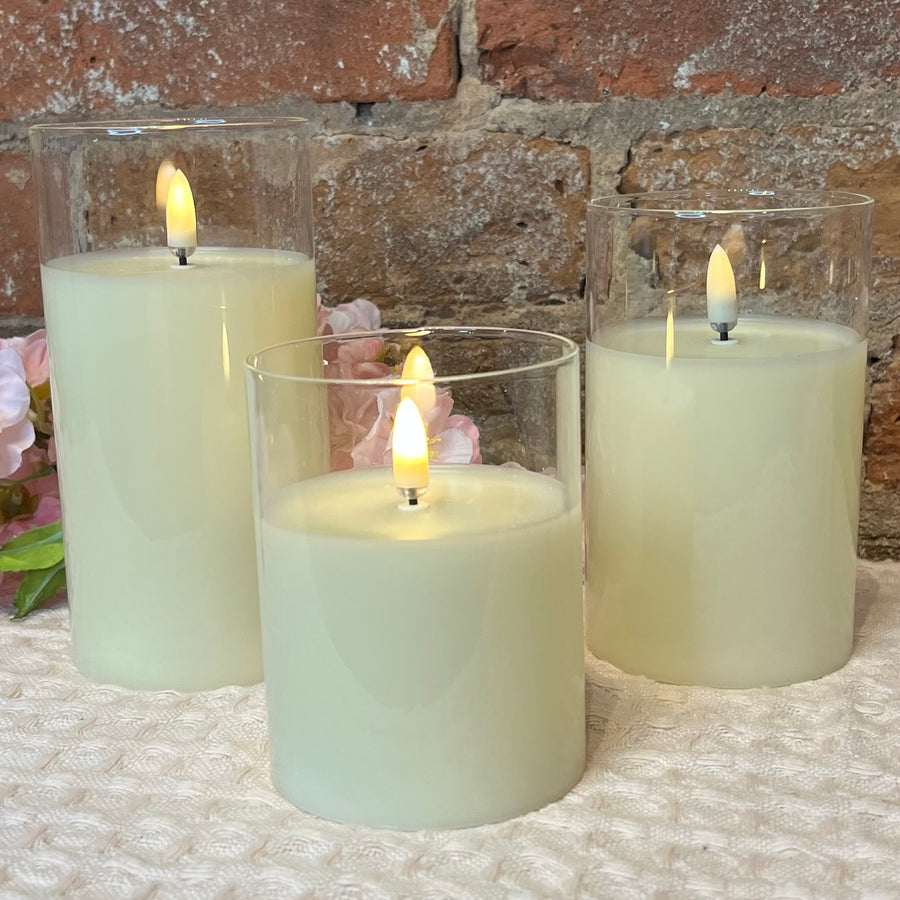 Simply Ivory Classic Votive Trio