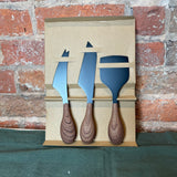 Mod Black Cheese Utensil Set of 3